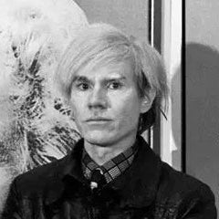Ritratto di Andy Warhol.